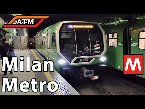 Scenes from the Milan Metro System