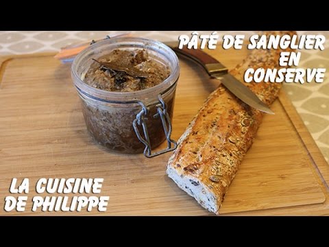 Pâté de sanglier en conserve