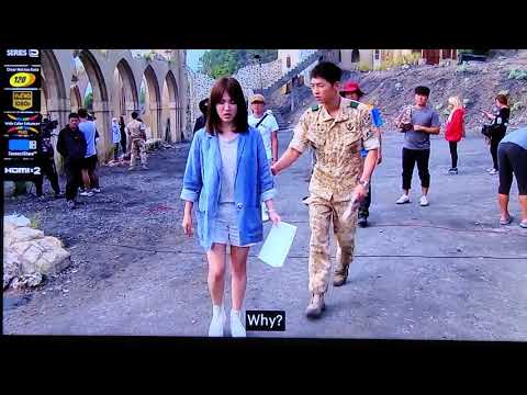 Descendants of the Sun behind the scene- BTS Song Joong Ki teases Song Hye Kyo [ENG SUB]