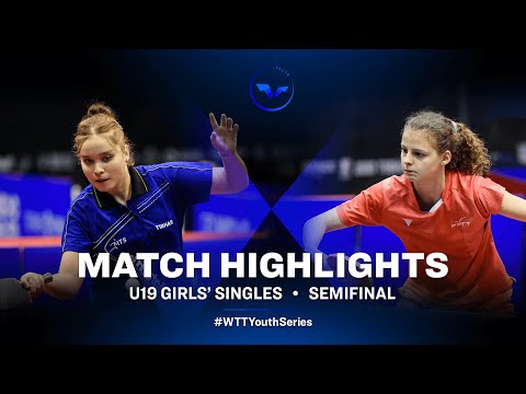 Elena Zaharia vs Camille Lutz | WTT Youth Star Contender Otocec (U19 GS 1/2)