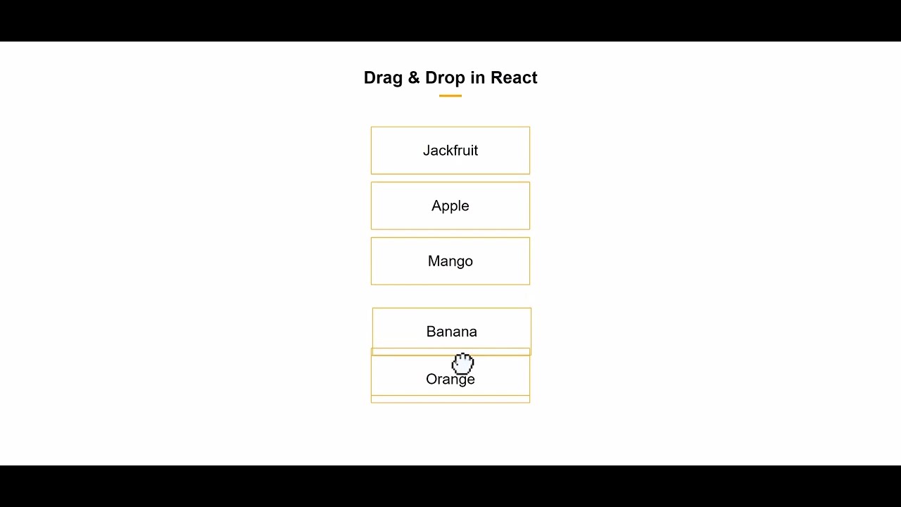 React Beautiful DND (Drag & Drop) example with source code