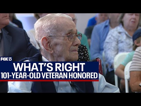 World War II veteran receives French government's highest honor