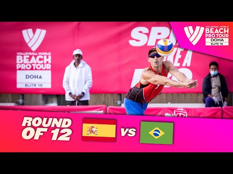 Herrera/ Gavira vs. Vitor Felipe/ Renato - Round of 12 Highlights Doha 2023 #BeachProTour