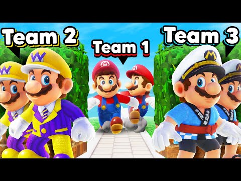NEUER MODUS mit 3 TEAMS in Hide and Seek! - Mario Odyssey Multiplayer