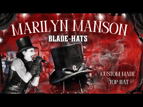 Handcrafted Top Hat for Marilyn Manson