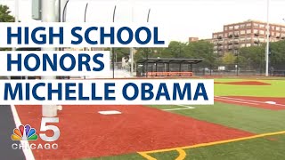 New Athletic Field dedicated to Michelle Obama | NBC Chicago