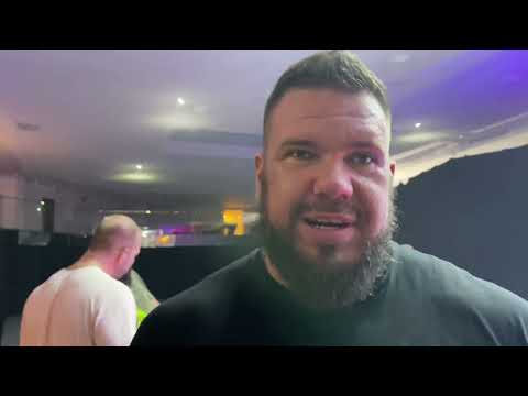 Alex Kurdecha talks Corey West after the match