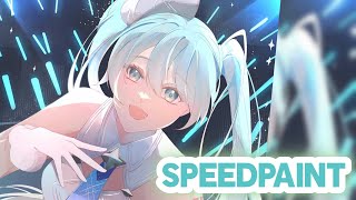 【 Speedpaint 】Hatsune Miku for Colorful Stage 4th Anniversary