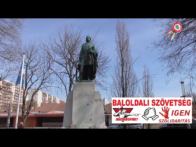 A Baloldali Szövetség Március 15-i megemlékezése