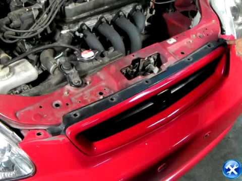 SPECDTUNING INSTALLATION VIDEO: 1996-1998 HONDA CIVIC FRONT GRILLE