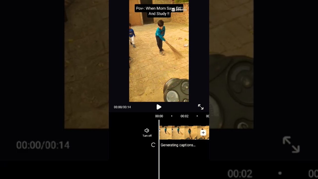 How to use Auto Captions in The App Zeemo | #zeemo @zeemoai  #shorts