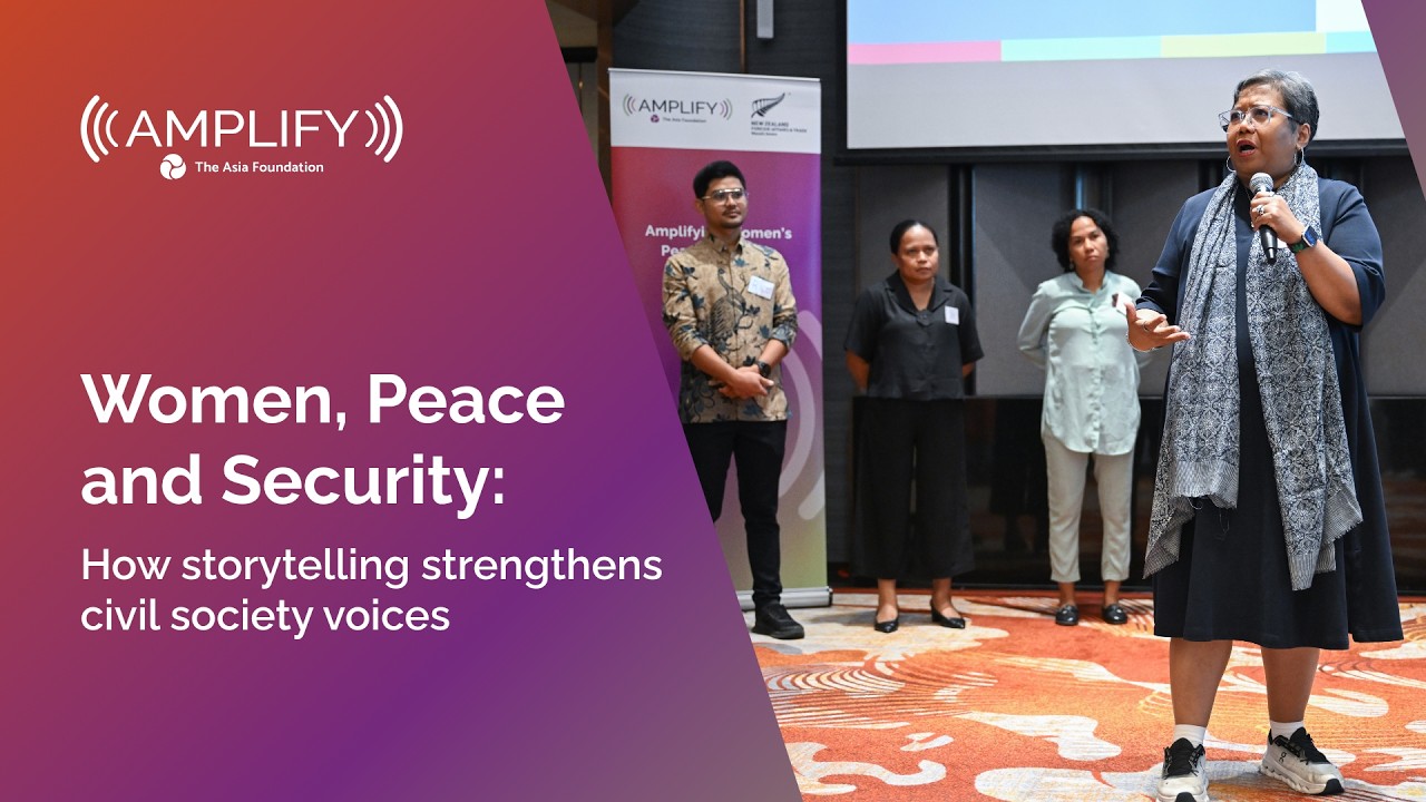 Women, Peace and Security: How storytelling strengthens civil society voices