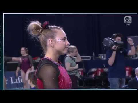 Madison McBride (Southern Utah) 2018 Floor vs BYU and Denver 9.875