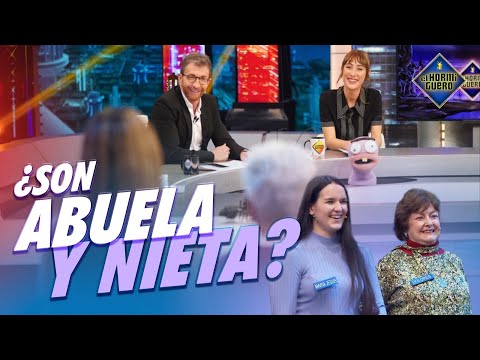 JUEGA DESDE CASA - Almudena Amor intenta adivinar si las parejas son abuela y nieta - El Hormiguero