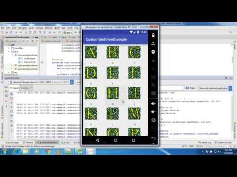 Custom Gridview Example In Android