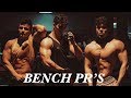 Bench PR's | Squad Push Day | Arm Wrestling | Gym VLOG