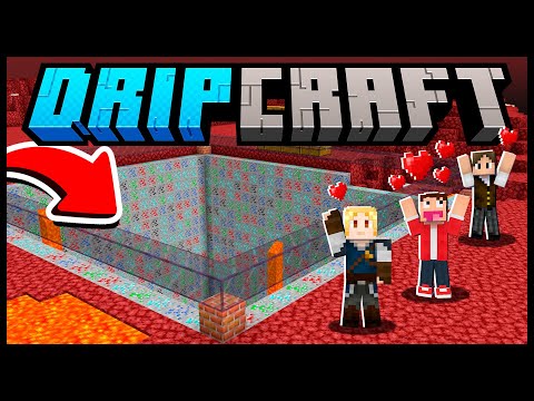 MINERADORA AUTOMÁTICO NA MINA DO NETHER - DripCraft #17
