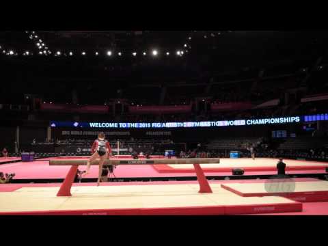 NYGAARD Thea Mille (NOR) - 2015 Artistic Worlds - Qualifications Balance Beam