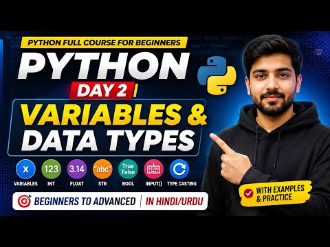 Python Variables And Data Types Python Full Course For Beginners Day 2