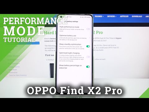 How to Activate High-Performance Mode in OPPO Find X2 Pro – Improve Display