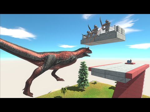 scimitarilla 3-man army against every units - Animal Revolt Battle Simulator