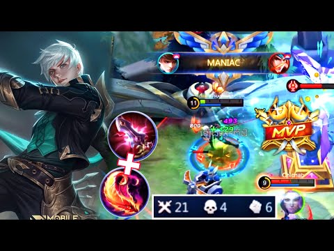 GUSION NO SKIN GAMEPLAY | MOBILE LEGENDS