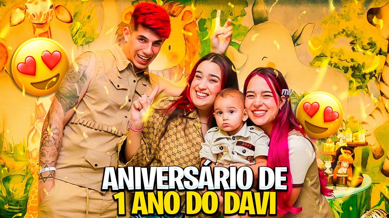 ANIVERSÁRIO DE 1 ANO DO DAVI *mostrei tudo
