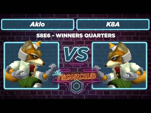 The Nightclub S8E6 - Aklo vs K8A - Winners Quarters SSBM