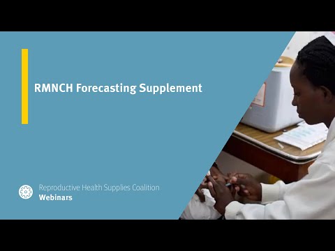 RMNCH Forecasting Supplement
