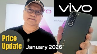 VIVO Price List Update January 2026 | Vivo X300 V60 Y21d Y29 V60 Lite