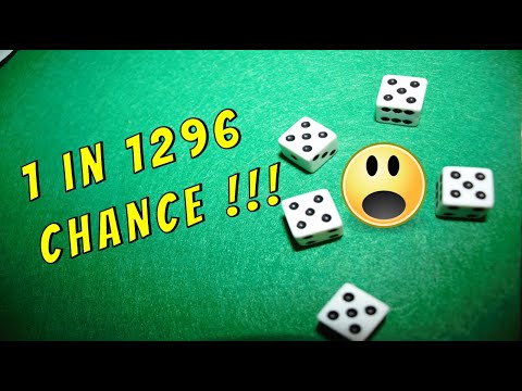 ONE ROLL YAHTZEE CHALLENGE | 5 of a Kind  (How long did it take!!!)