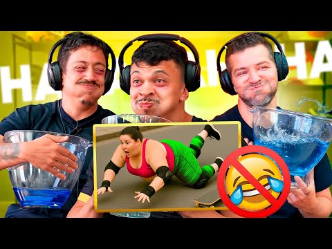 TENTE NÃO RIR PROIBIDÃO COM ÁGUA NA BOCA 😂💦 #4 (Ft. Renato Albani & Victor Sarro)