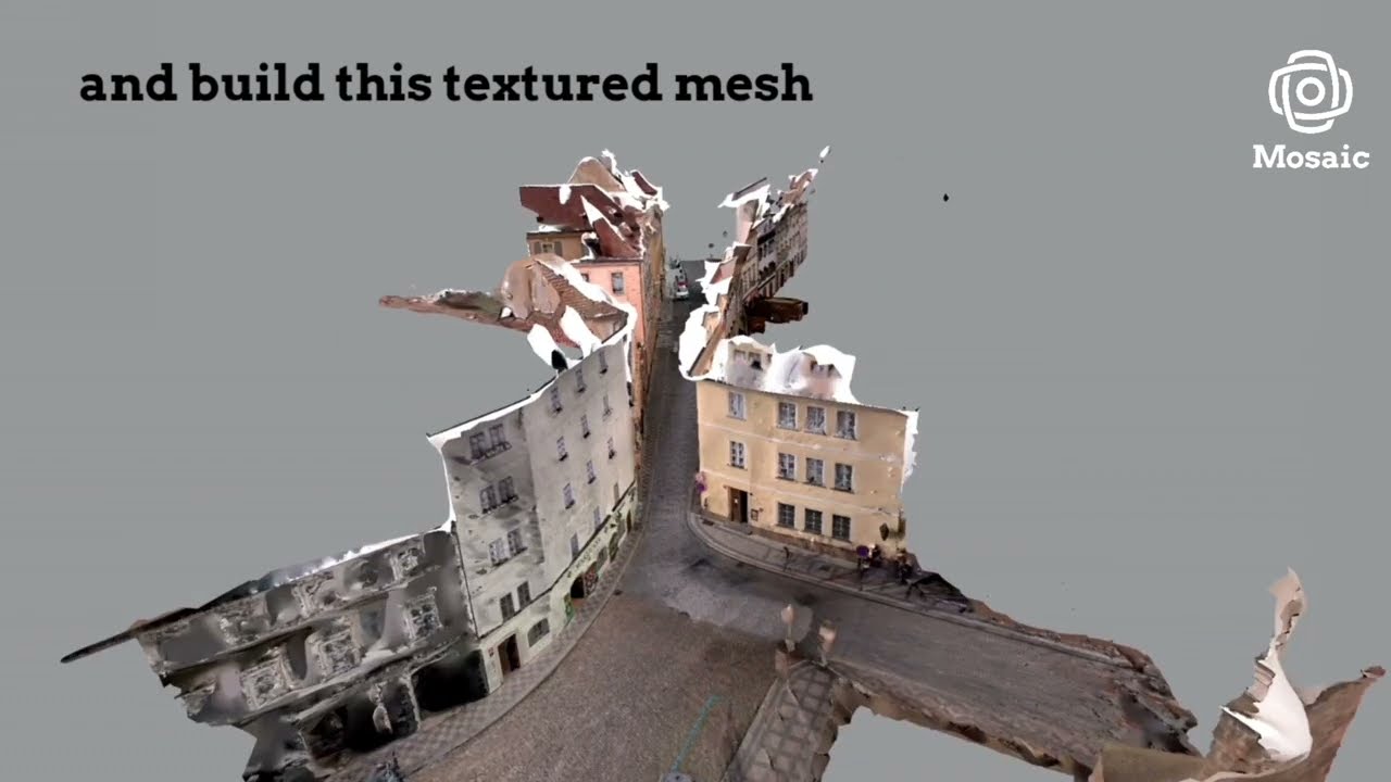 3D Model Dataset collected in 48 sec by Mosaic X 360 camera [100% Photogrammetry]