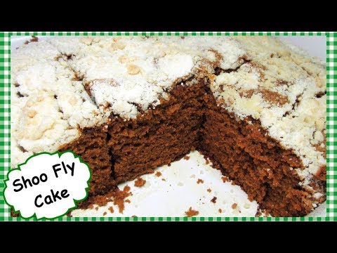 Pennsylvania Dutch SHOO FLY CAKE ~ Molasses Cake Recipe with Crumb Topping