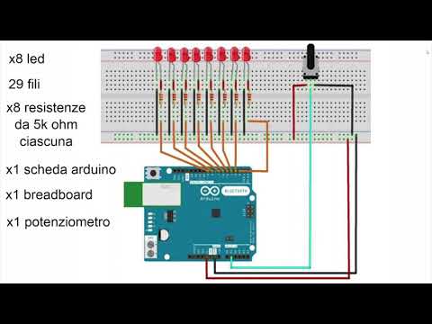 Tutorial di Arduino - LED Bar graph