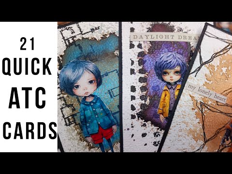 Artist Trading Cards-  very easy project for beginners