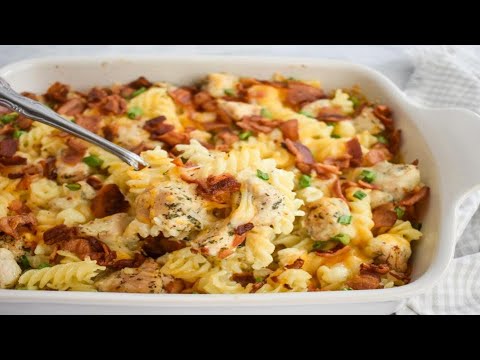 Low-FODMAP Chicken Bacon Ranch Casserole (HD)