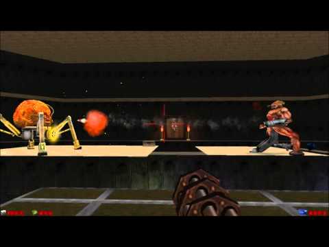 Doom 2 risen3d Cyberdemon vs Spidermastermind