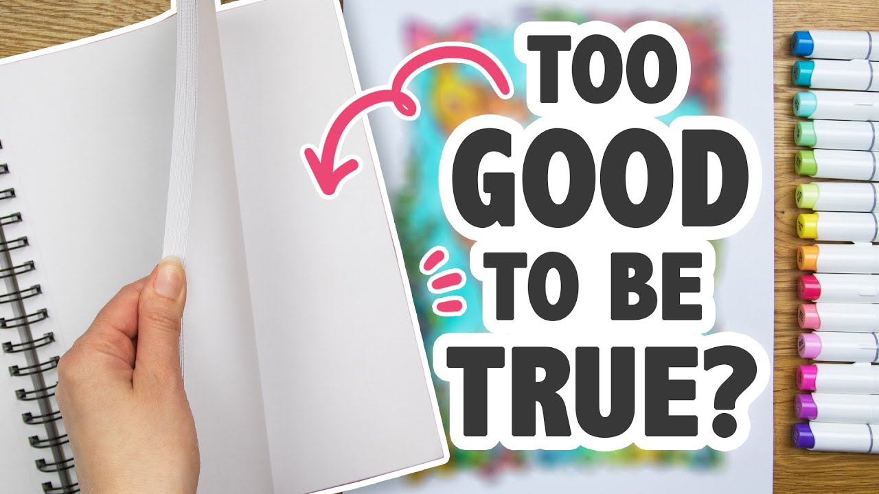 The BEST SKETCHBOOK? For MARKERS? | Testing Ohuhu BLEED PROOF Marker Pad