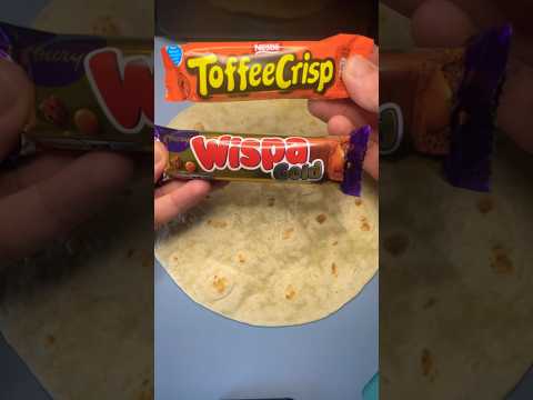 Cadbury Wispa Gold & Toffee Crisp Burrito | You’ve got to try this…🤤