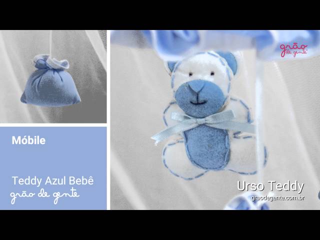 Móbile Teddy Azul | Ref: 50439