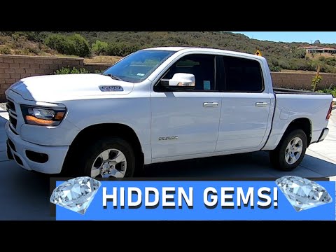 Ram 1500 Big Horn - Hidden Features and Gems 2019 2020 2021