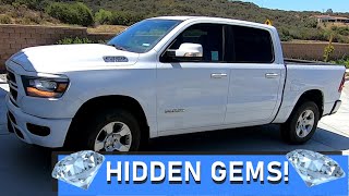 Dodge Ram 1500 Big Horn - Hidden Features and Gems 2019 2020 2021