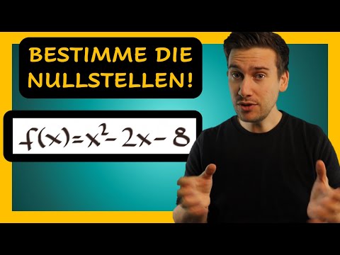 Calculating the zeros of a quadratic function (explanation with example)