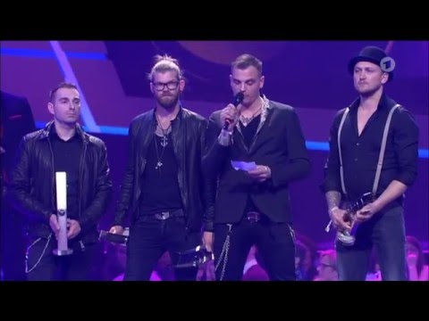 Stinkefinger von Freiwild beim Echo 2016 (2:50)