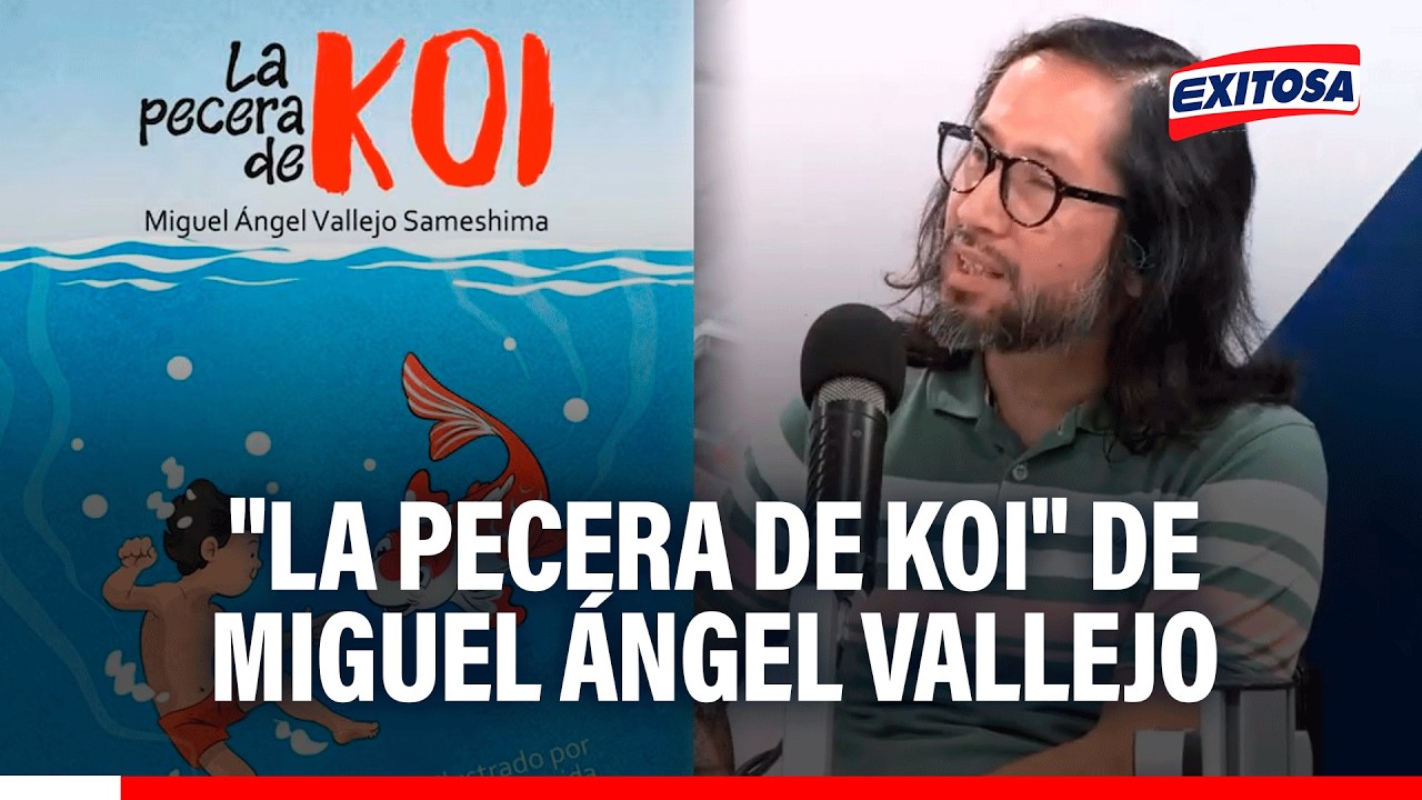 🔴🔵 "La pecera de Koi" de Miguel Ángel Vallejo: Libro fue premiado internacionalmente