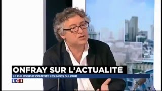 Michel Onfray balance tout en direct sur LCI