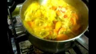 preview picture of video 'Indian Base Gravy-Indian Restaurant Cooking- Viceroy Abbots langley part 5'