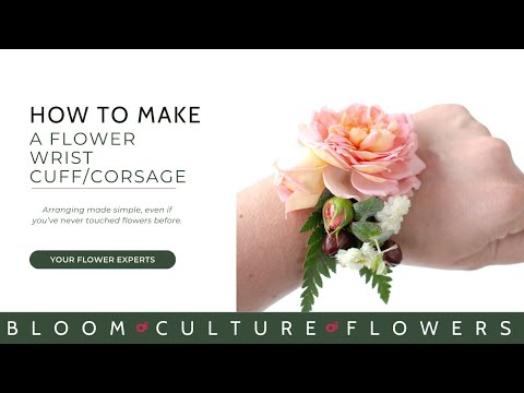 How to make a FLORAL CUFF/CORSAGE