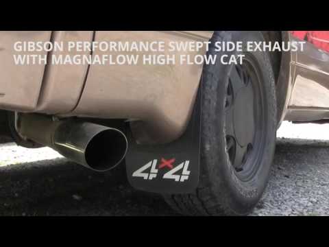 GMC Safari Gibson Performance Exhaust Before & After